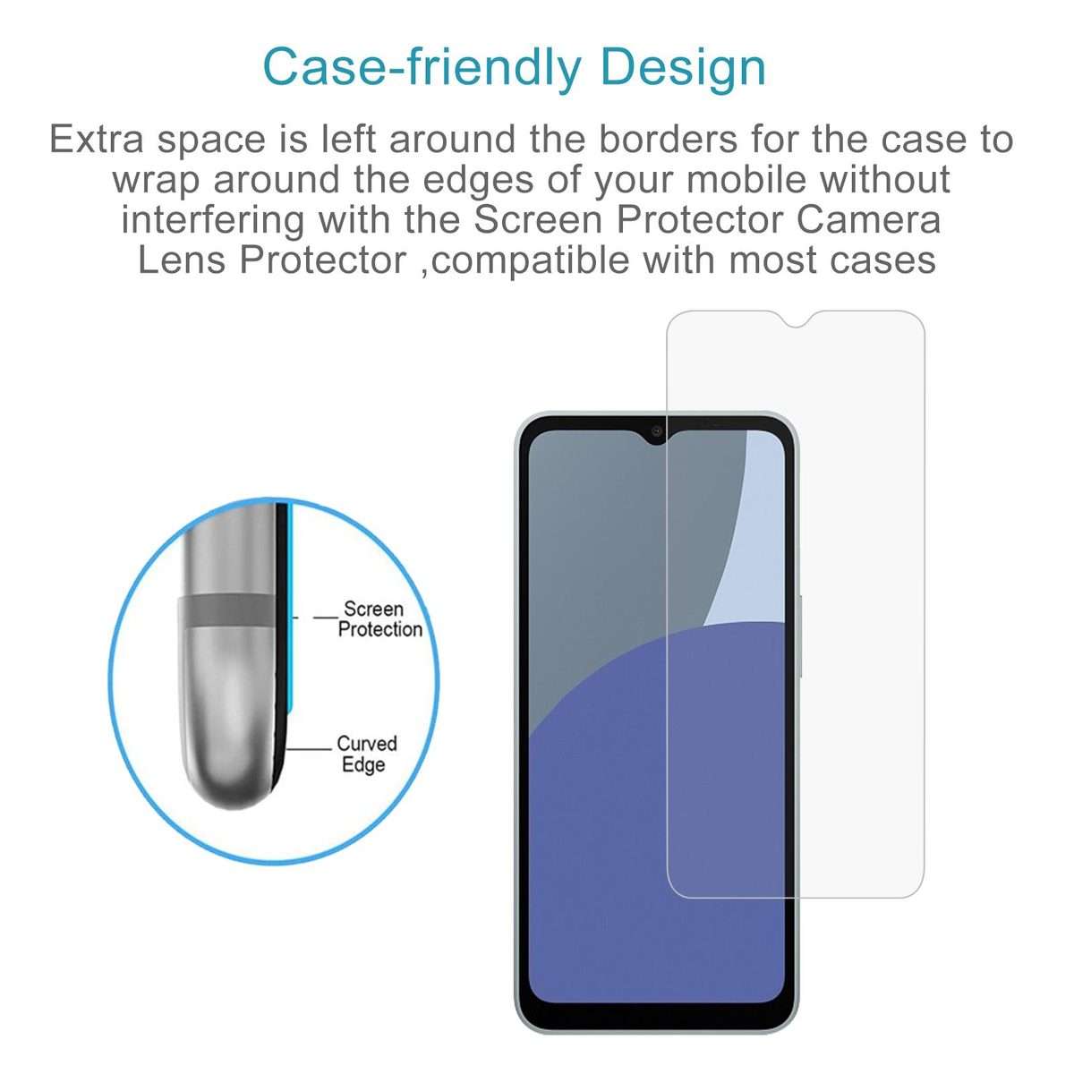 For Sharp Aquos wish5 10pcs 0.26mm 9H 2.5D Tempered Glass Film