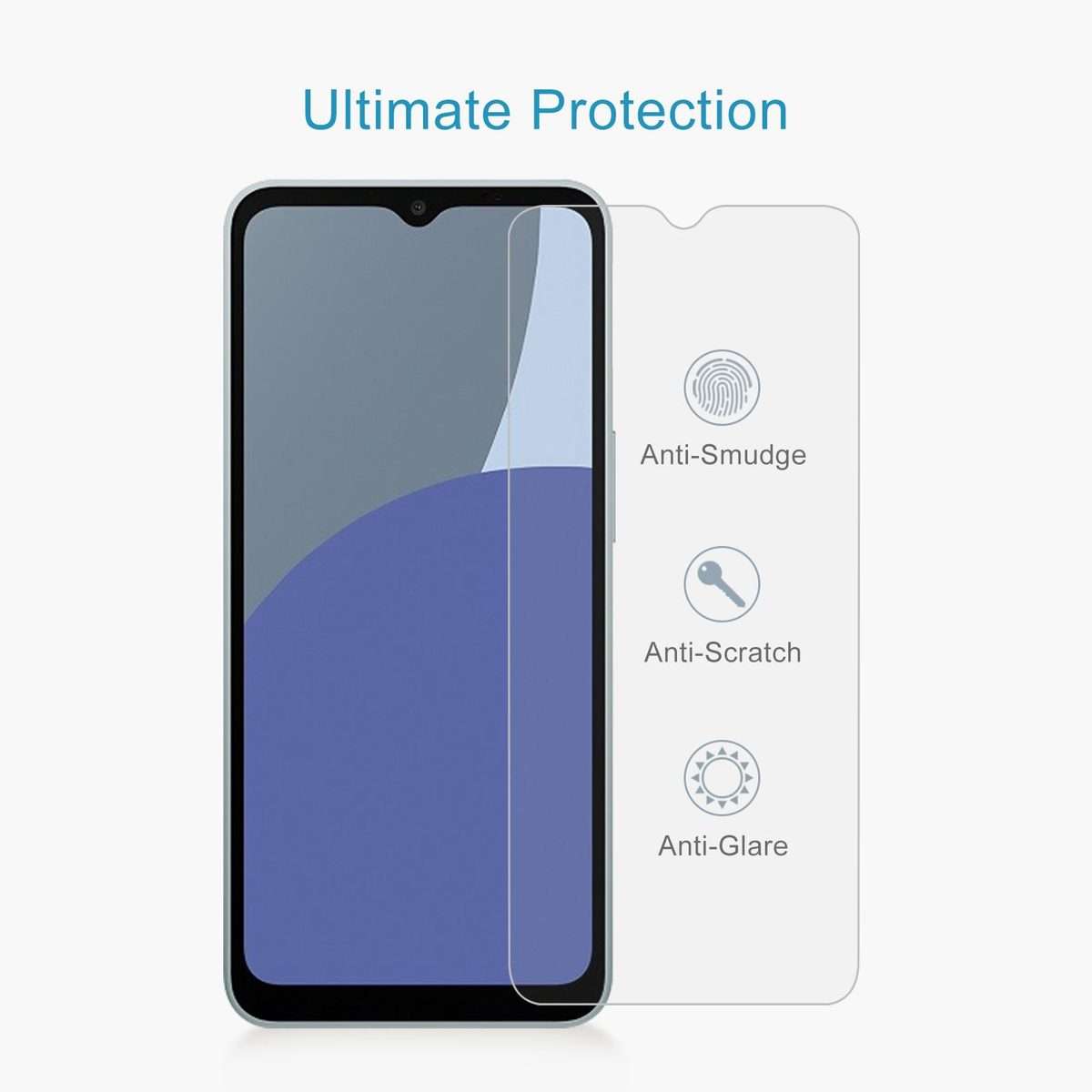 For Sharp Aquos wish5 10pcs 0.26mm 9H 2.5D Tempered Glass Film