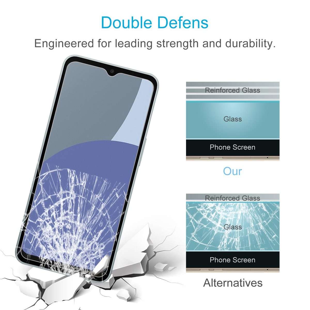 For Sharp Aquos wish5 10pcs 0.26mm 9H 2.5D Tempered Glass Film