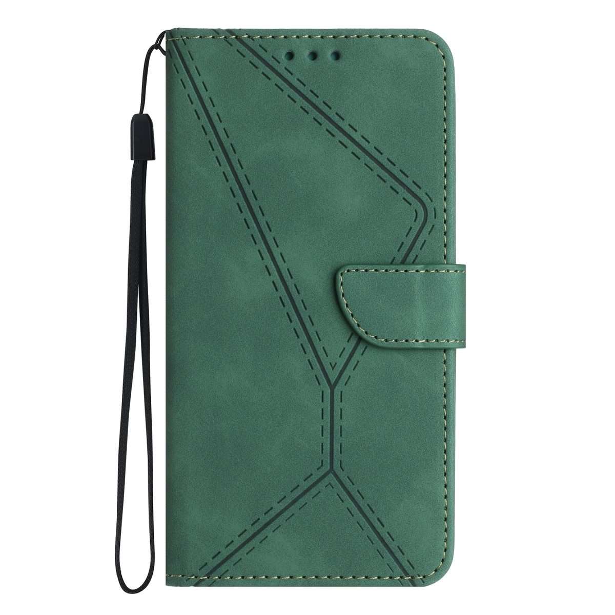 For Xiaomi 14 Pro Stitching Embossed Leather Phone Case(Green)