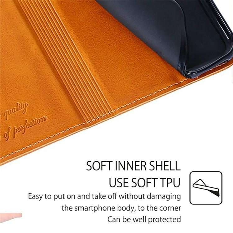 For Tecno Pova Slim 5G / Spark Slim 4G Cow Texture Magnetic Leather Phone Case(Light Brown)