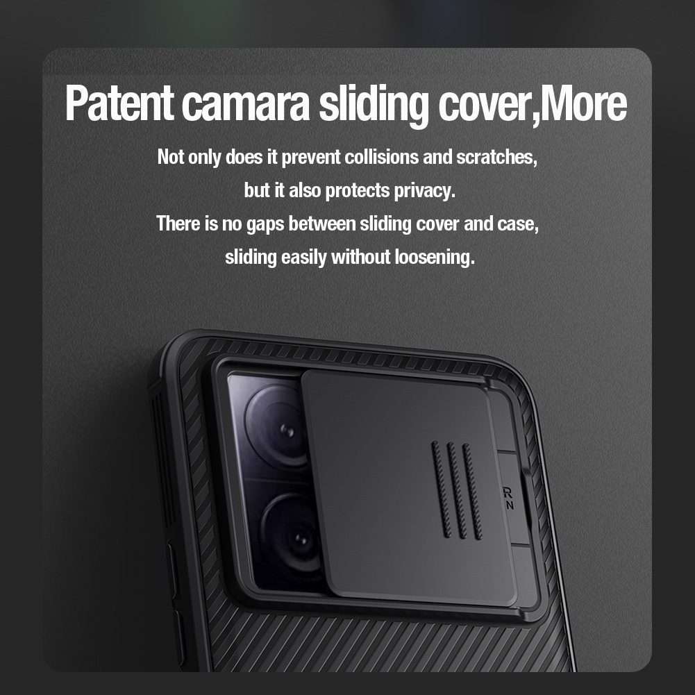 For Xiaomi Redmi K60 Ultra NILLKIN CamShield Pro PC Phone Case(Black)