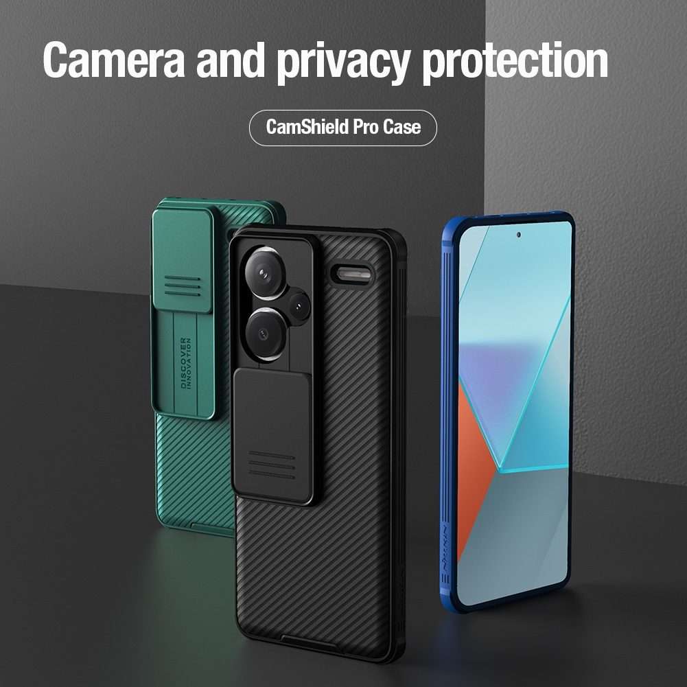 For Xiaomi Redmi Note 13 Pro+ 5G NILLKIN CamShield Pro PC Phone Case(Black)