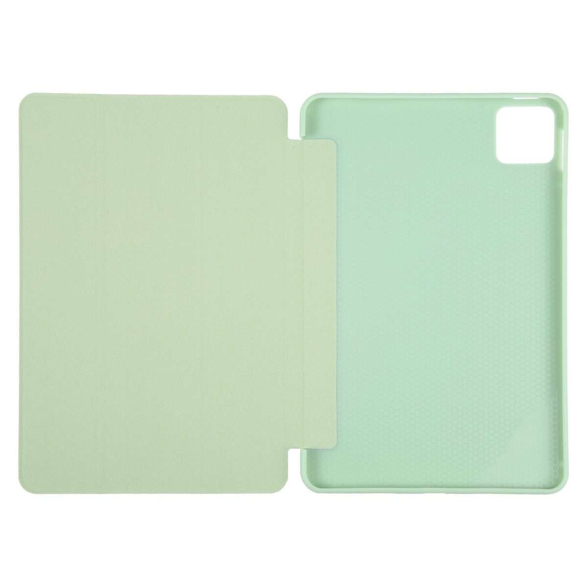 For Xiaomi Pad 7 / Pad 7 Pro Three-fold Holder Flip Tablet Leather Case(Mint Green)