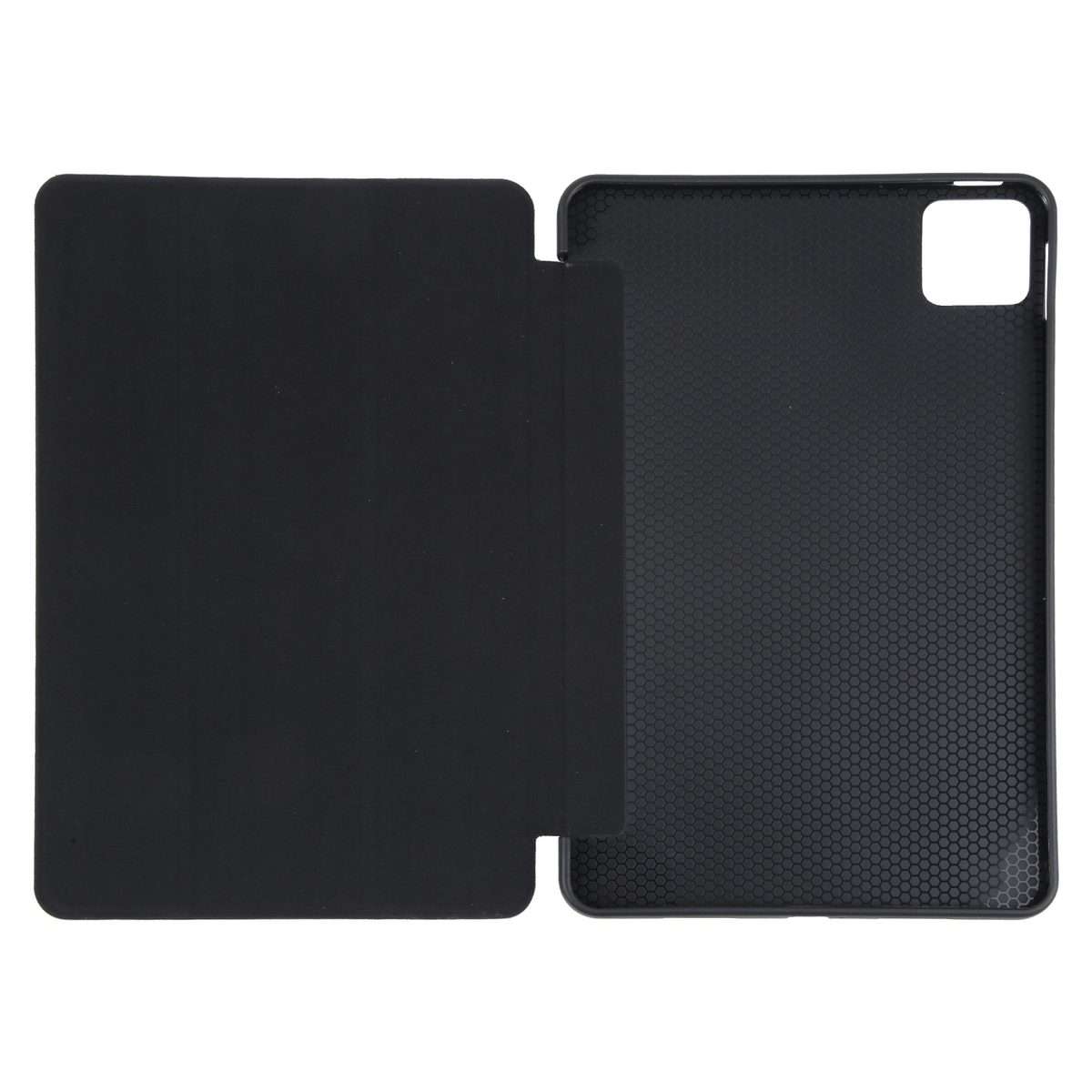 For Xiaomi Pad 7 / Pad 7 Pro Three-fold Holder Flip Tablet Leather Case(Black)