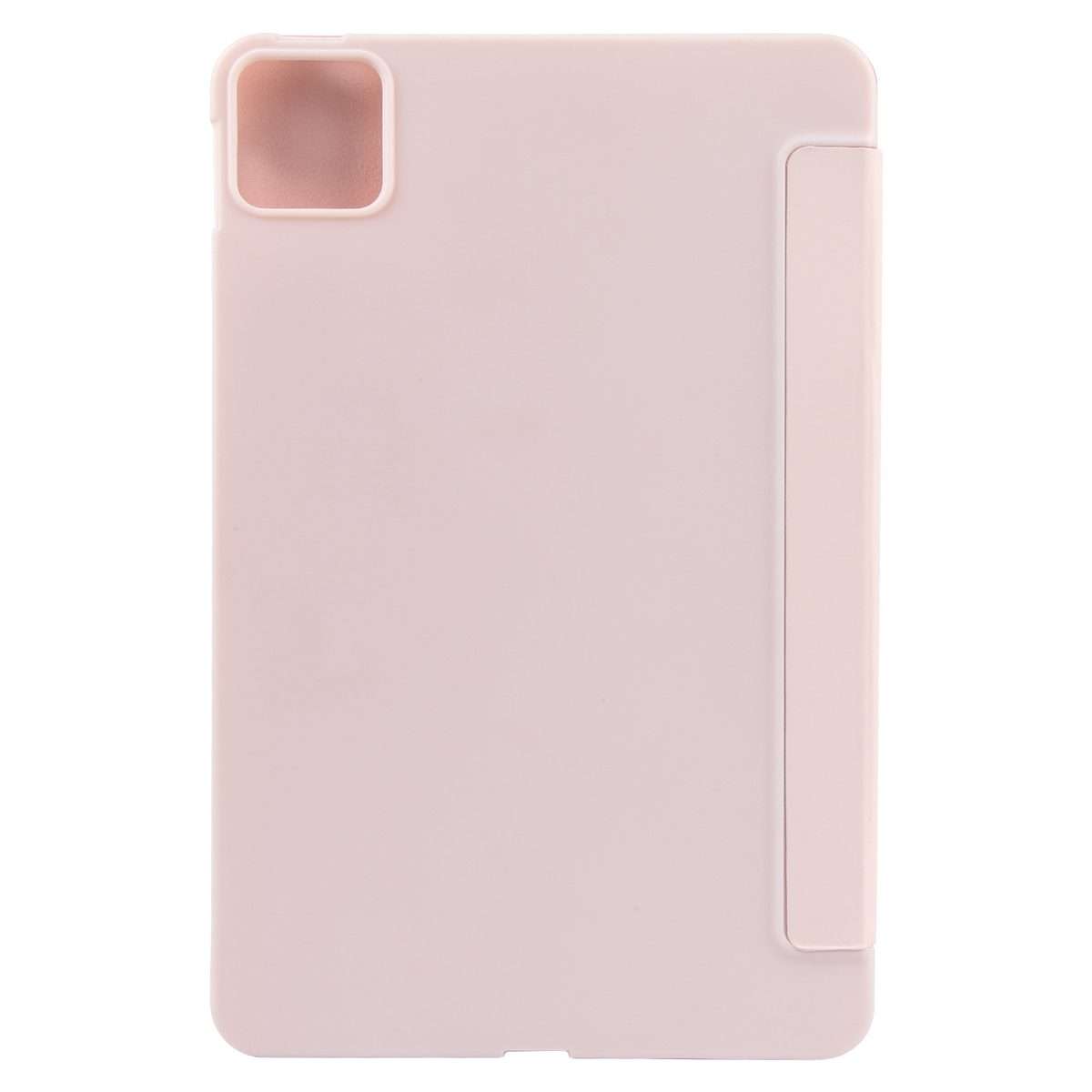 For Xiaomi Pad 7 / Pad 7 Pro Three-fold Holder Flip Tablet Leather Case(Light Pink)