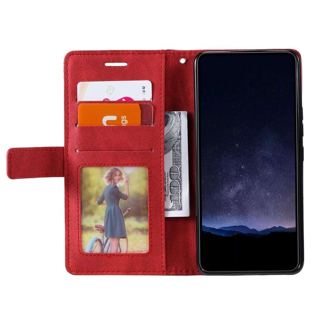 For Xiaomi 14 Pro Skin Feel Splicing Leather Phone Case(Red)