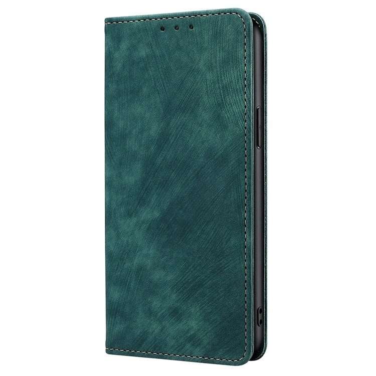 For Xiaomi 14 Pro RFID Anti-theft Brush Magnetic Leather Phone Case(Green)