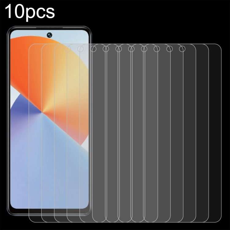 For Infinix Note 30 5G 10pcs 0.26mm 9H 2.5D Tempered Glass Film