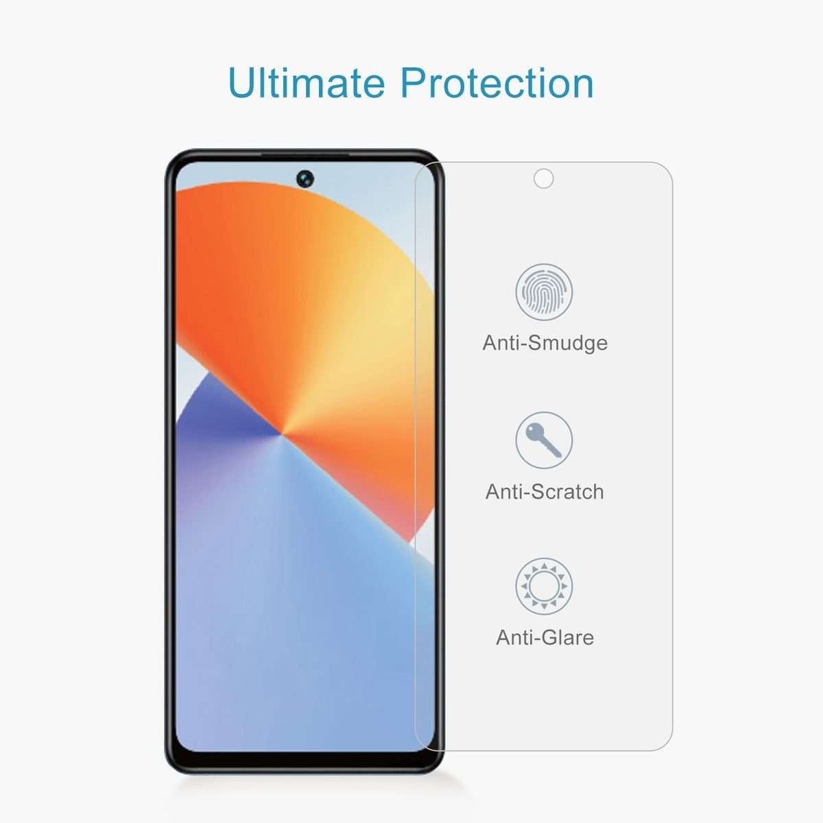 For Infinix Note 30 5G 10pcs 0.26mm 9H 2.5D Tempered Glass Film