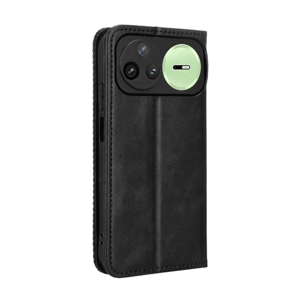 For Huawei nova 15 Pro / 15 Ultra Magnetic Buckle Retro Texture Leather Phone Case(Black)