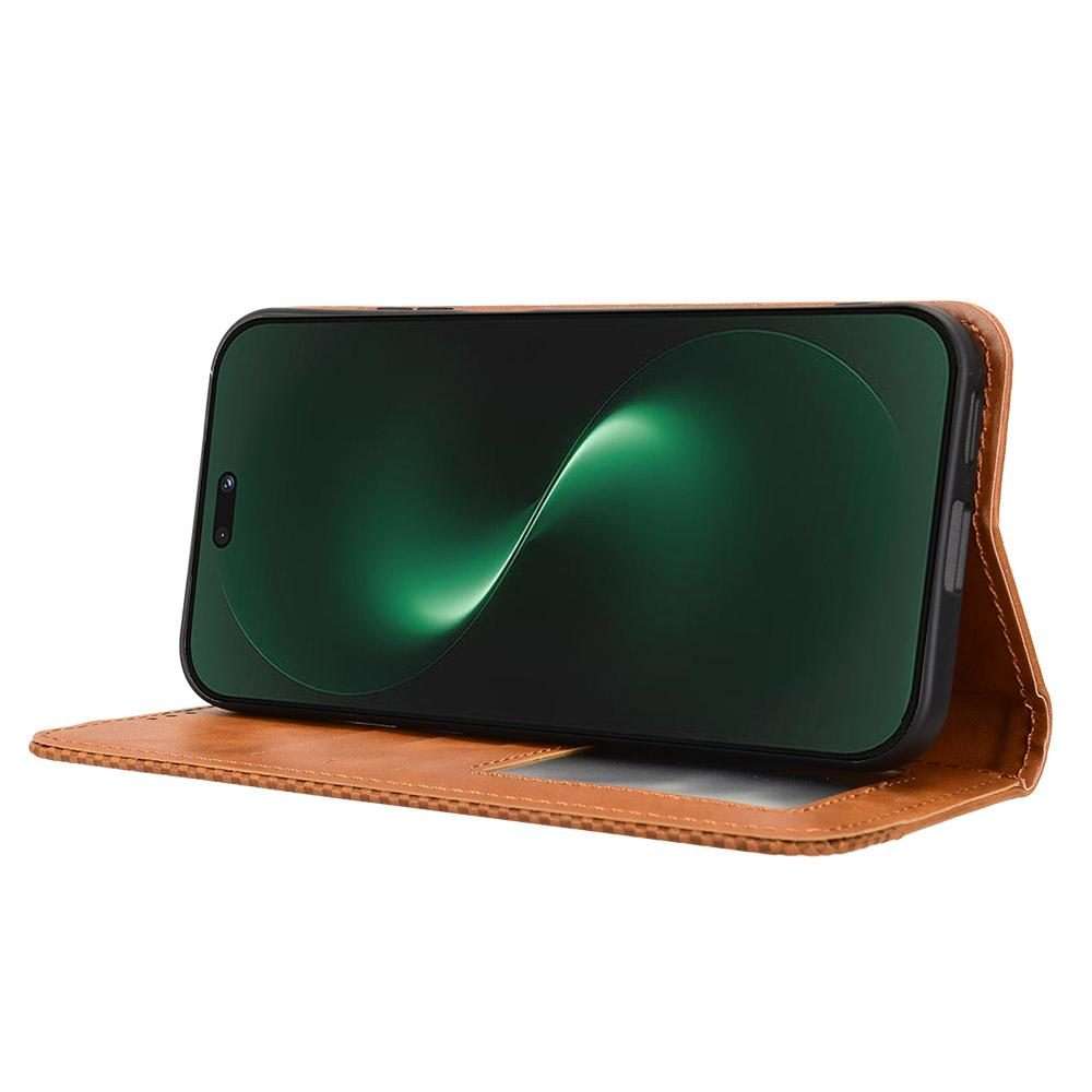 For Huawei nova 15 Pro / 15 Ultra Magnetic Buckle Retro Texture Leather Phone Case(Brown)