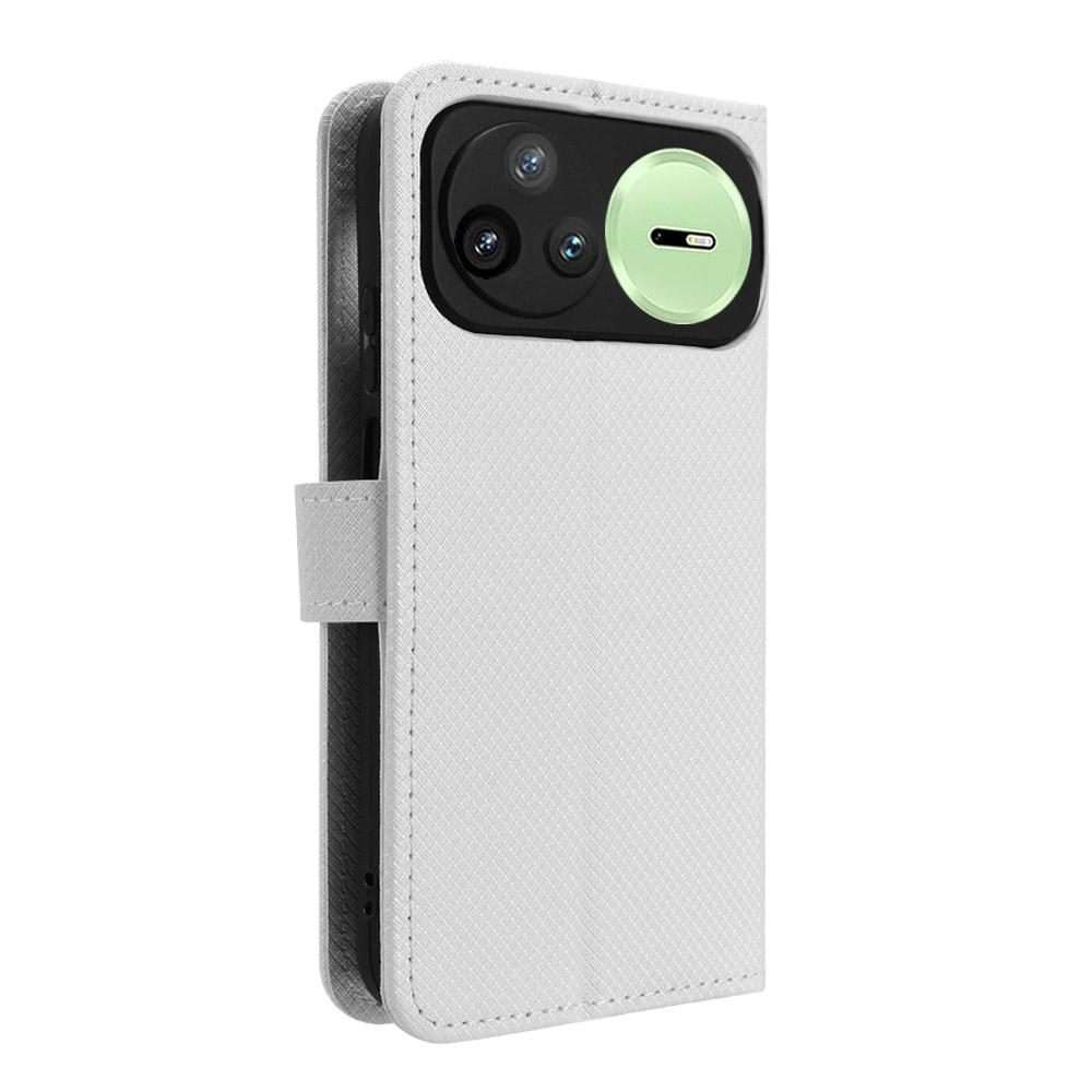 For Huawei nova 15 Pro / 15 Ultra Diamond Texture Leather Phone Case(White)