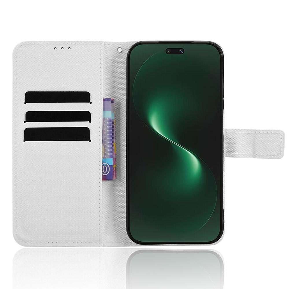 For Huawei nova 15 Pro / 15 Ultra Diamond Texture Leather Phone Case(White)