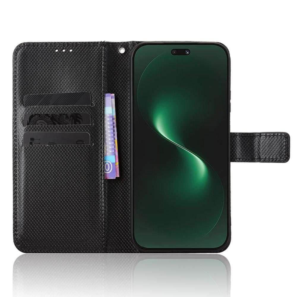 For Huawei nova 15 Pro / 15 Ultra Diamond Texture Leather Phone Case(Black)