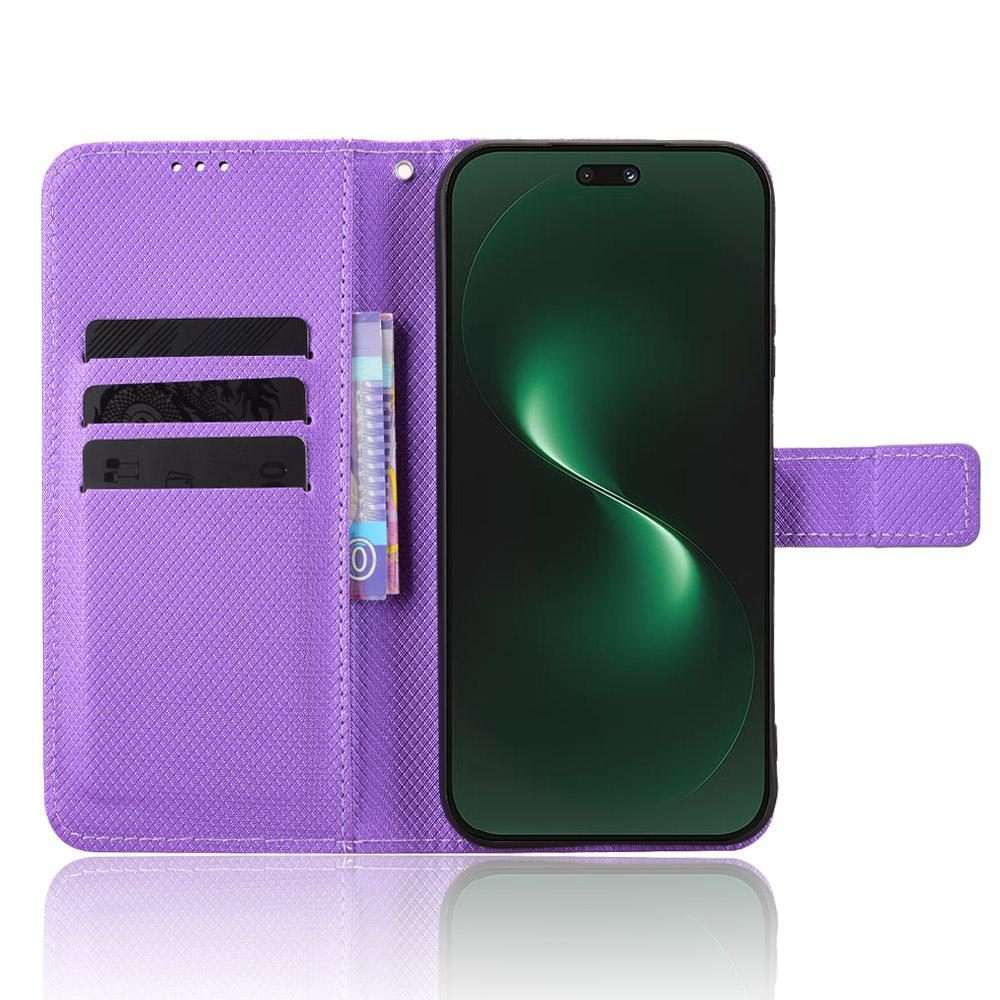 For Huawei nova 15 Pro / 15 Ultra Diamond Texture Leather Phone Case(Purple)