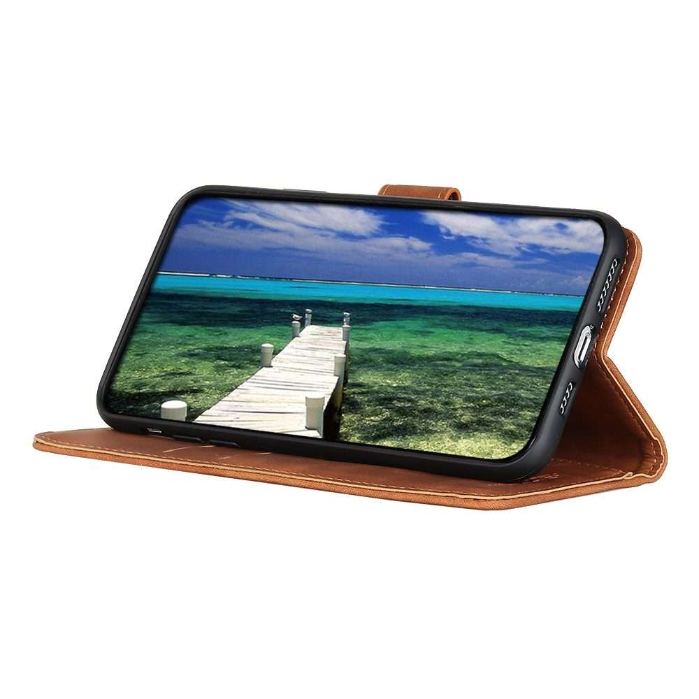 For Xiaomi 14 Pro KHAZNEH Retro Texture Flip Leather Phone Case(Brown)