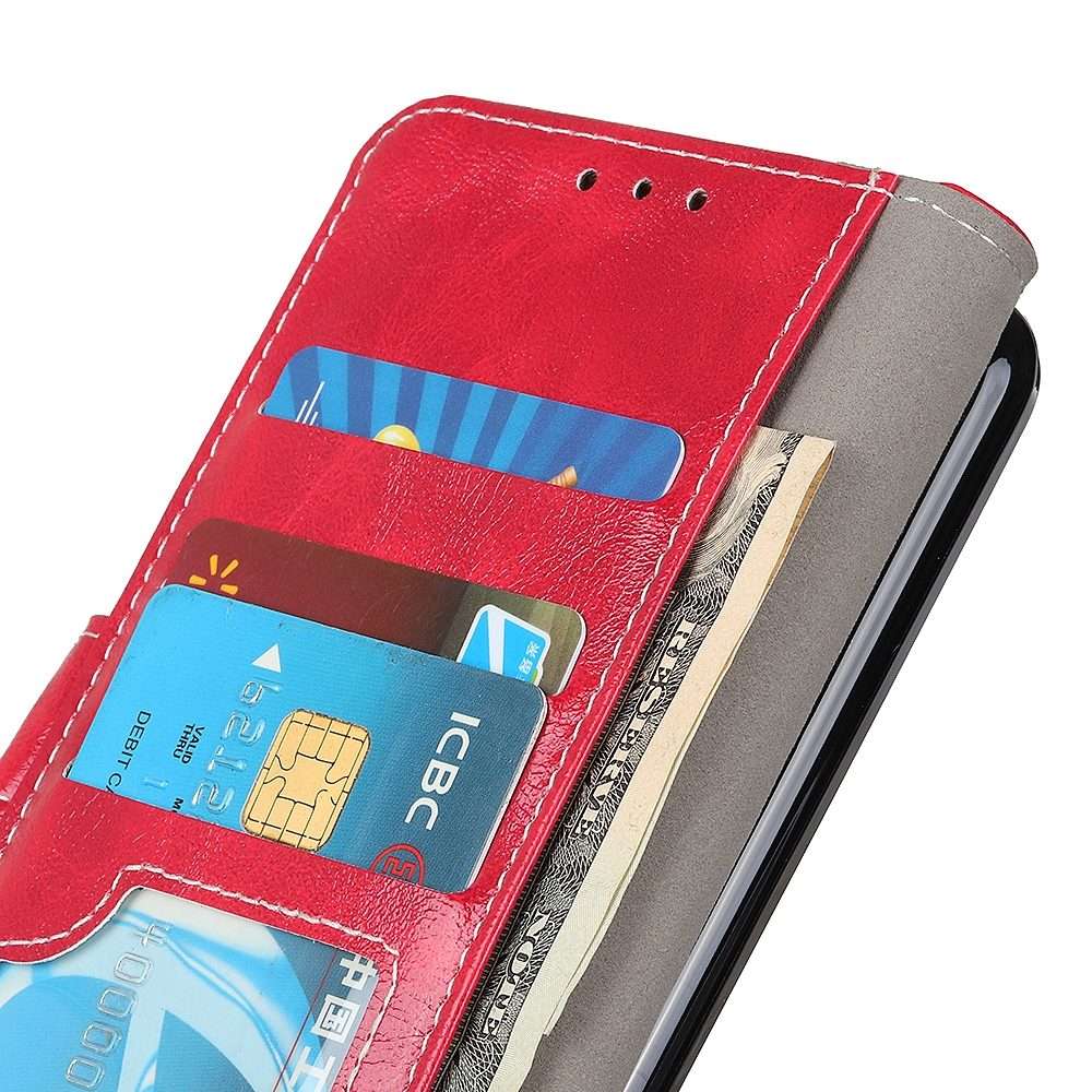 For Xiaomi 14 Pro Retro Crazy Horse Texture Leather Phone Case(Red)