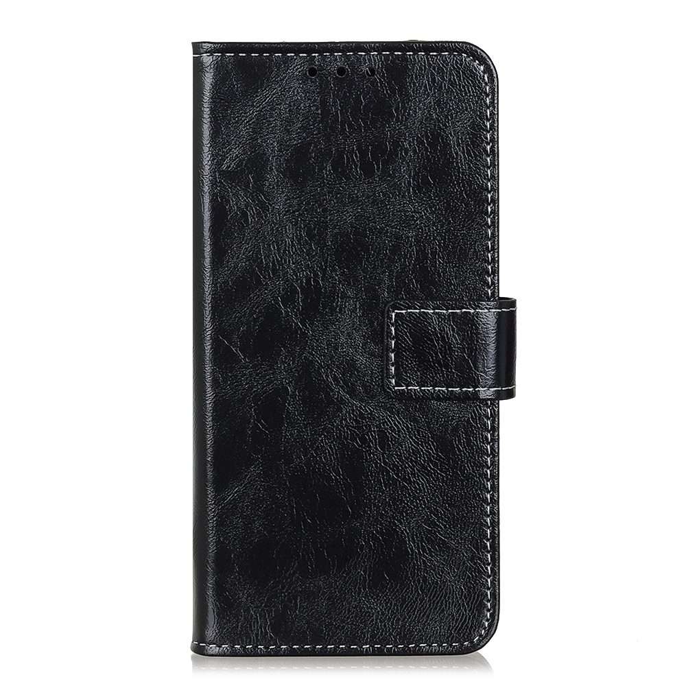 For Xiaomi 14 Pro Retro Crazy Horse Texture Leather Phone Case(Black)