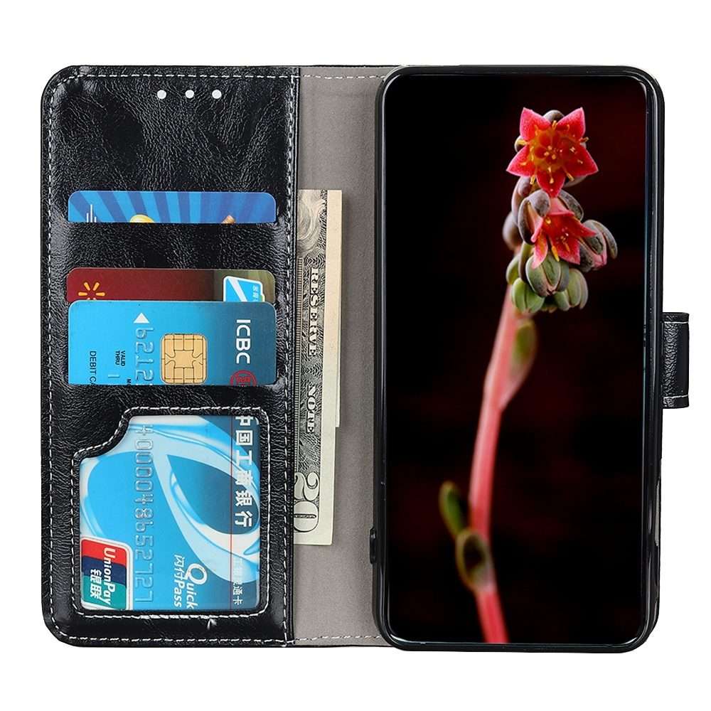 For Xiaomi 14 Pro Retro Crazy Horse Texture Leather Phone Case(Black)