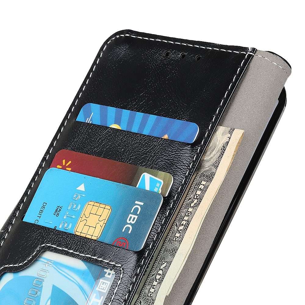 For Xiaomi 14 Pro Retro Crazy Horse Texture Leather Phone Case(Black)
