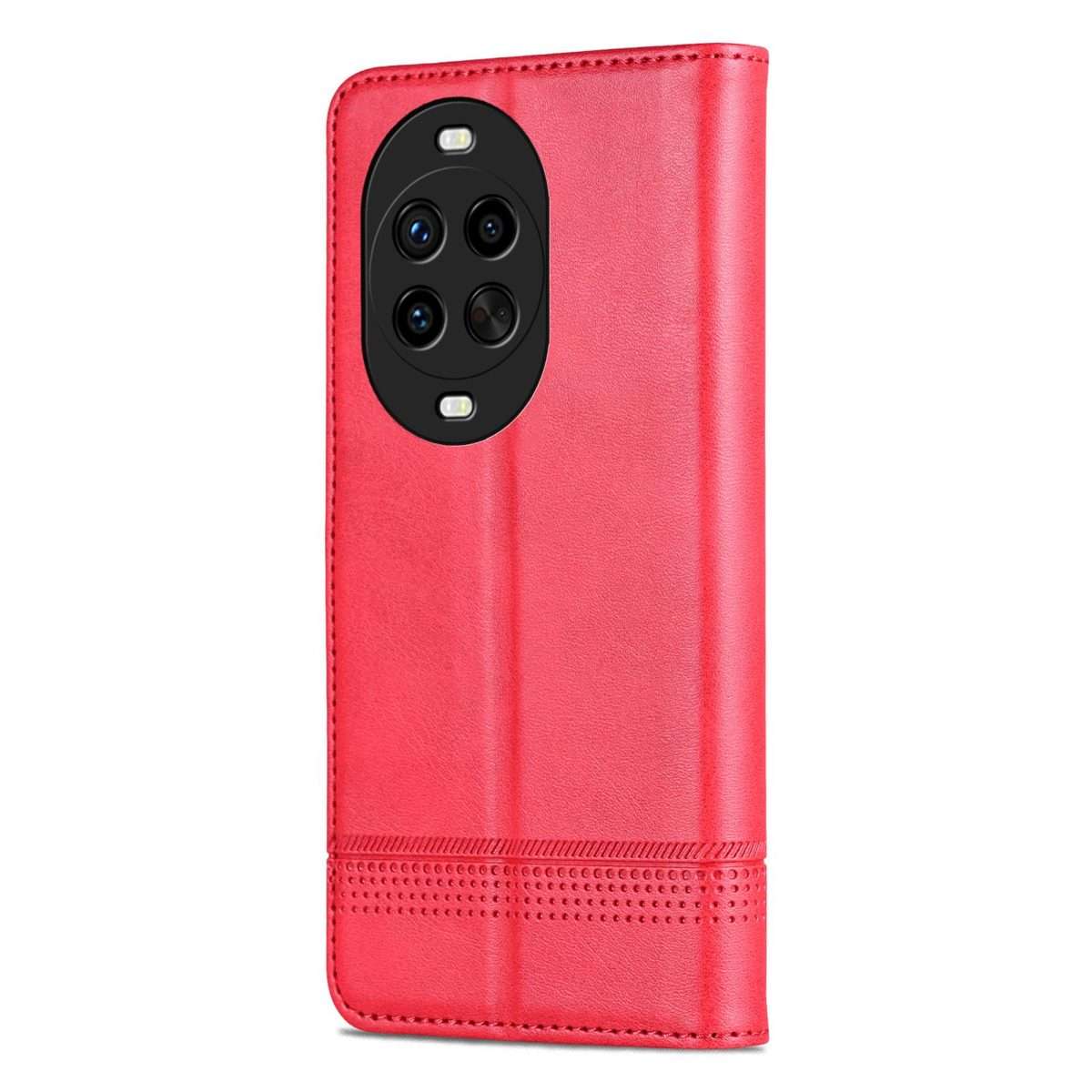 For Huawei Nova 14 Pro AZNS Magnetic Calf Texture Flip Leather Phone Case(Red)