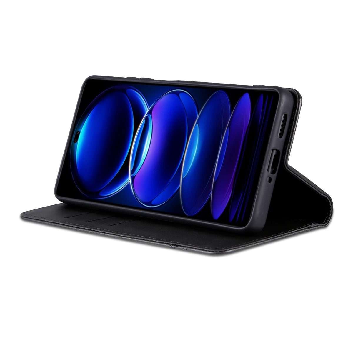 For Huawei Nova 14 Pro AZNS Magnetic Calf Texture Flip Leather Phone Case(Black)