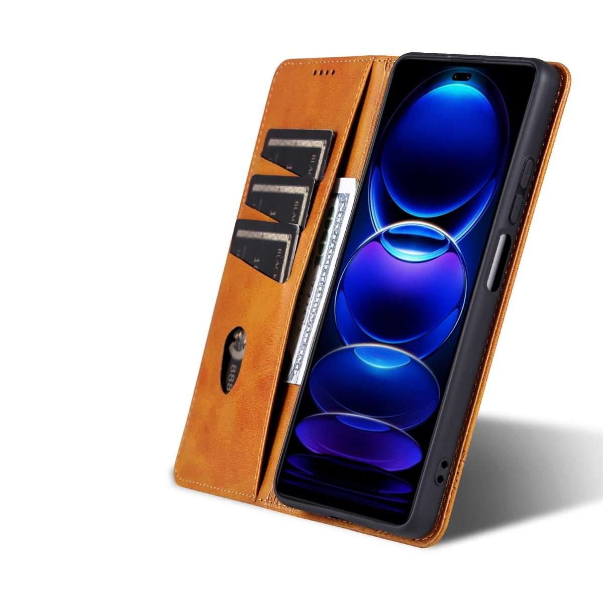 For Huawei Nova 14 Pro AZNS Magnetic Calf Texture Flip Leather Phone Case(Light Brown)