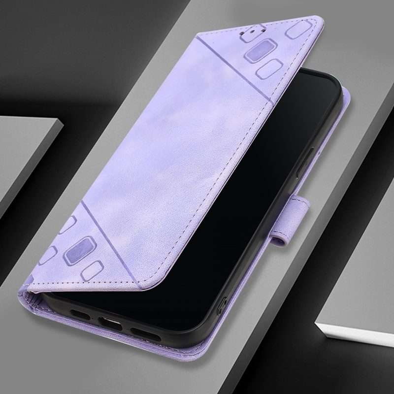 For Xiaomi 14 Pro Skin Feel Embossed Leather Phone Case(Light Purple)