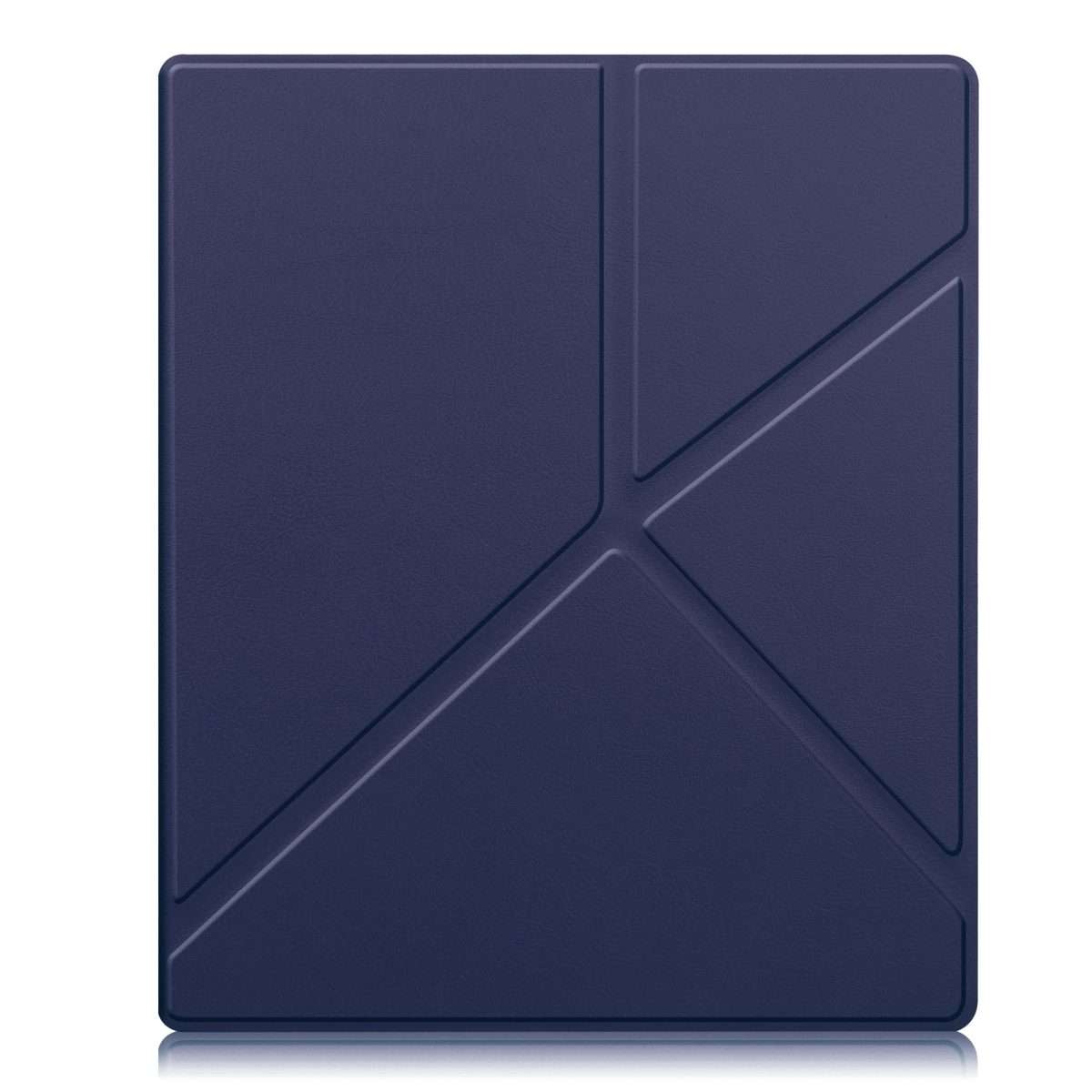 For Kobo Elipsa 2E Solid Color Deformation TPU Leather Smart Tablet Case(Dark Blue)