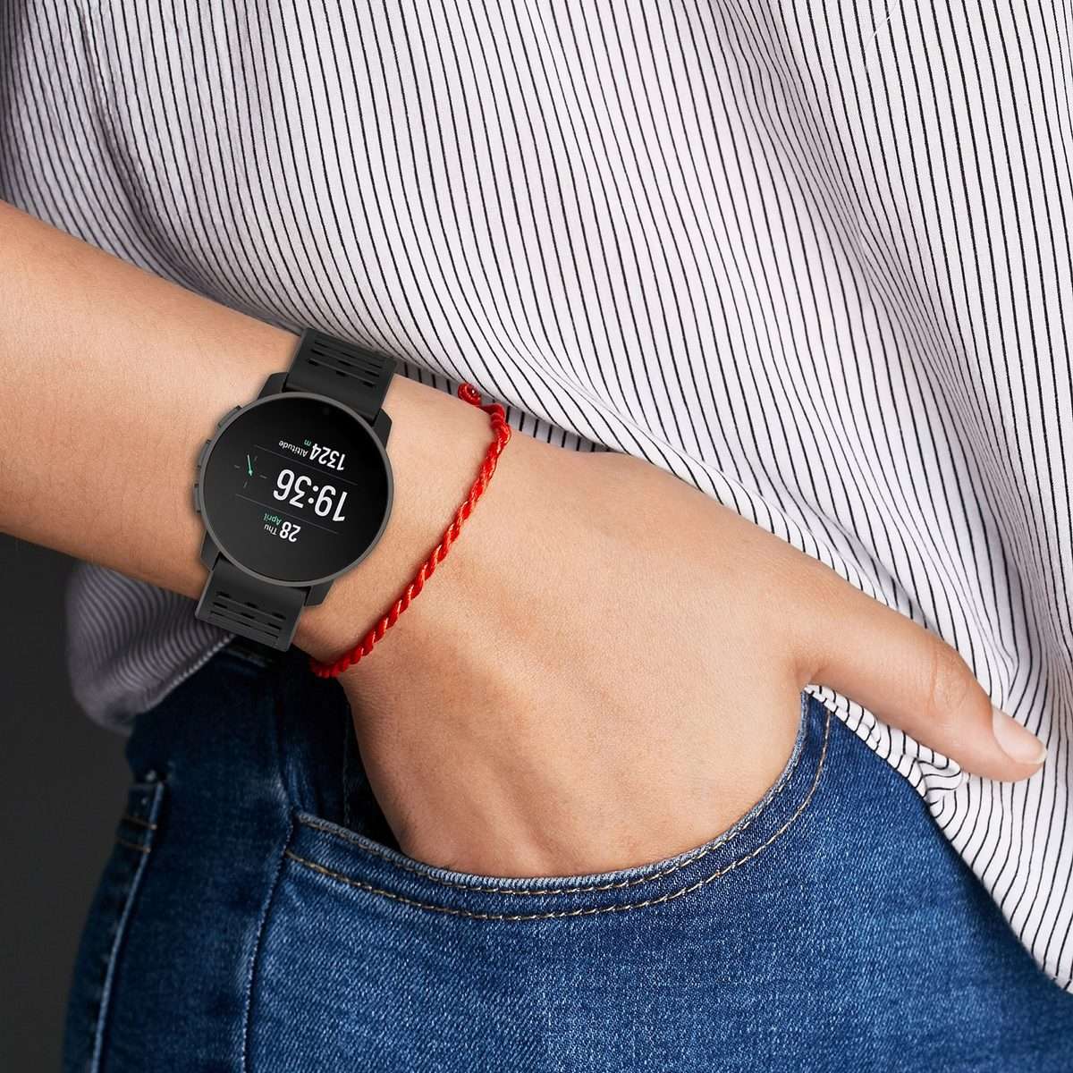 For Suunto 9 Peak Pro / Vertical / Race Silicone Replacement Watch Band(White)