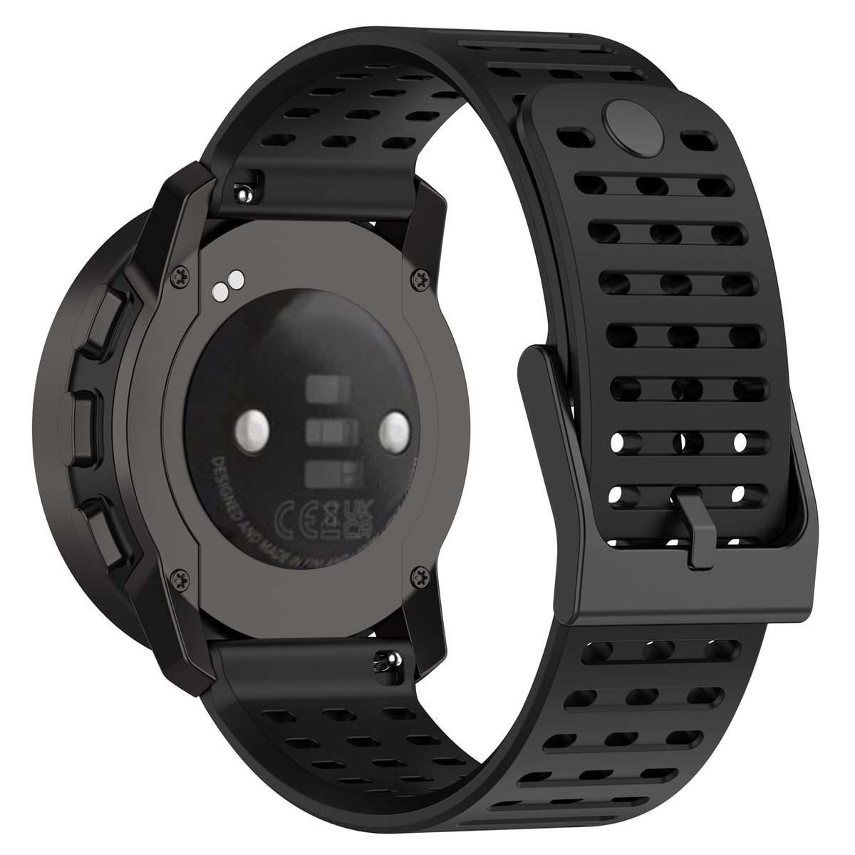 For Suunto 9 Peak Pro / Vertical / Race Silicone Replacement Watch Band(Black)