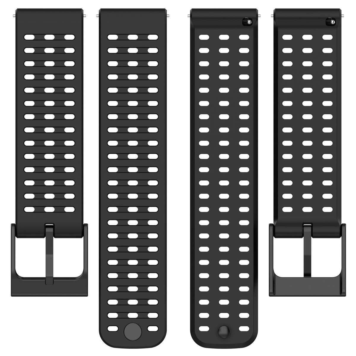 For Suunto 9 Peak Pro / Vertical / Race Silicone Replacement Watch Band(Black)