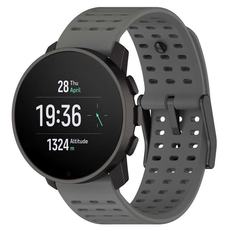 For Suunto 9 Peak Pro / Vertical / Race Silicone Replacement Watch Band(Grey)