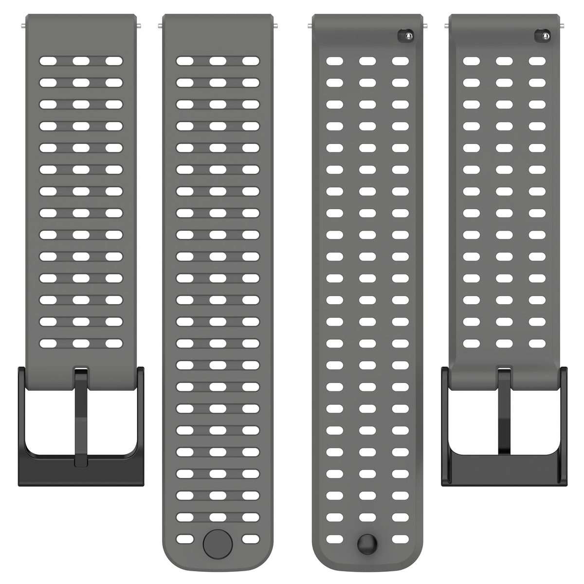 For Suunto 9 Peak Pro / Vertical / Race Silicone Replacement Watch Band(Grey)