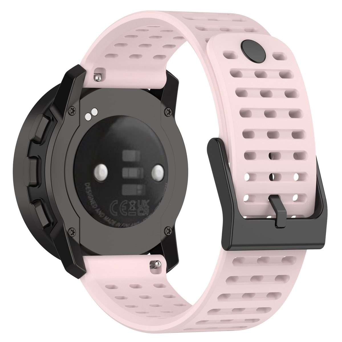 For Suunto 9 Peak Pro / Vertical / Race Silicone Replacement Watch Band(Light Pink)
