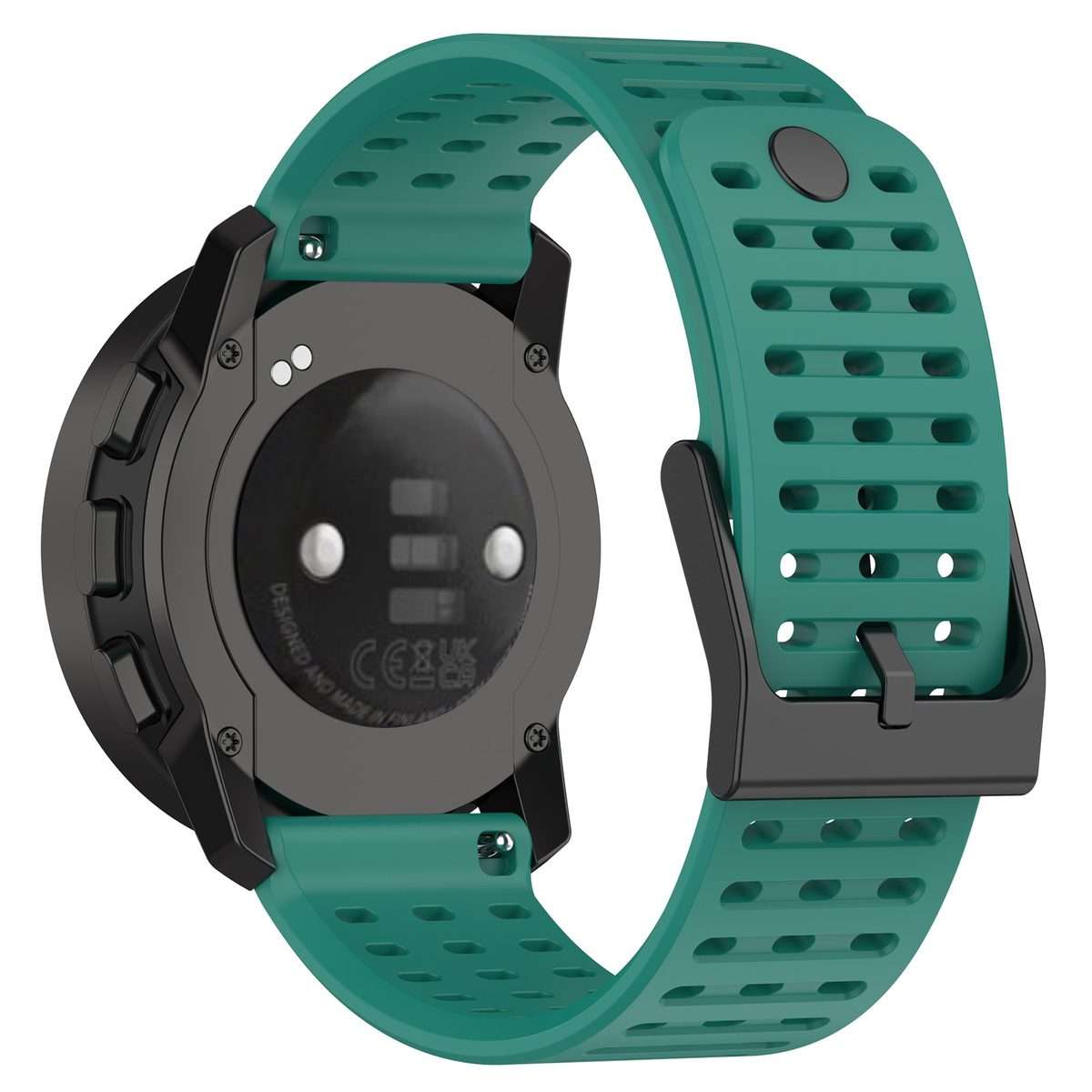 For Suunto 9 Peak Pro / Vertical / Race Silicone Replacement Watch Band(Pine Green)