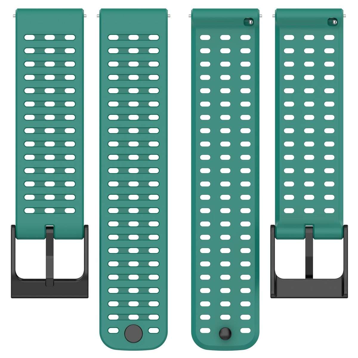 For Suunto 9 Peak Pro / Vertical / Race Silicone Replacement Watch Band(Pine Green)