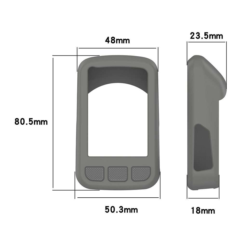 For Wahoo Elemnt Bolt V2 WFCC5 Stopwatch Silicone Protective Case(Wine Red)