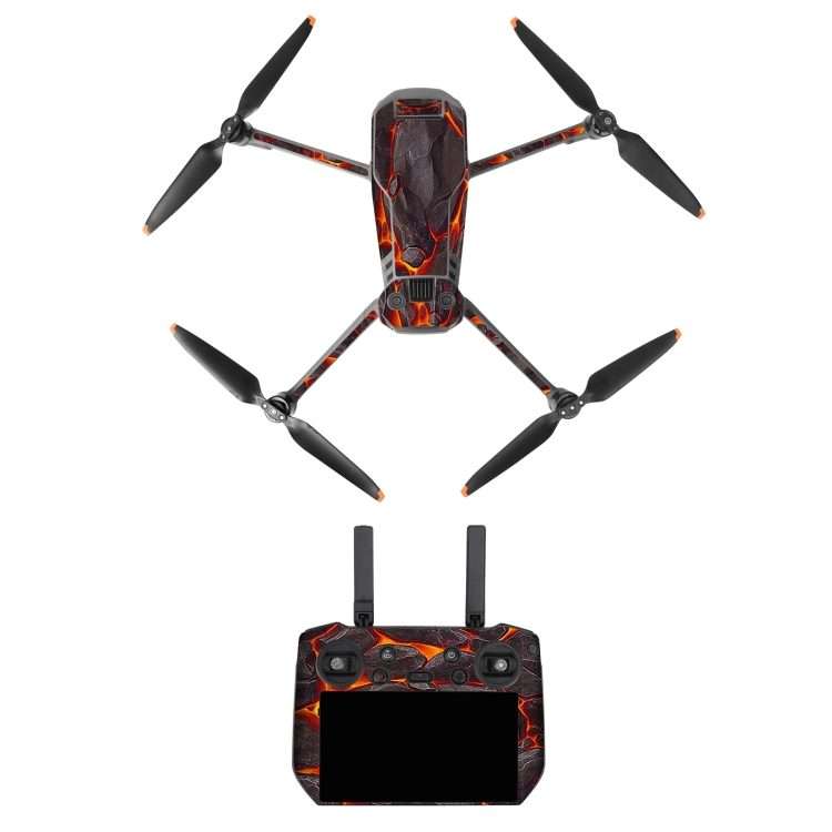 For DJI Mavic 3 Pro / RC Pro Sunnylife Drone Body Remote Control Decorative Stick ... (Lava Black)