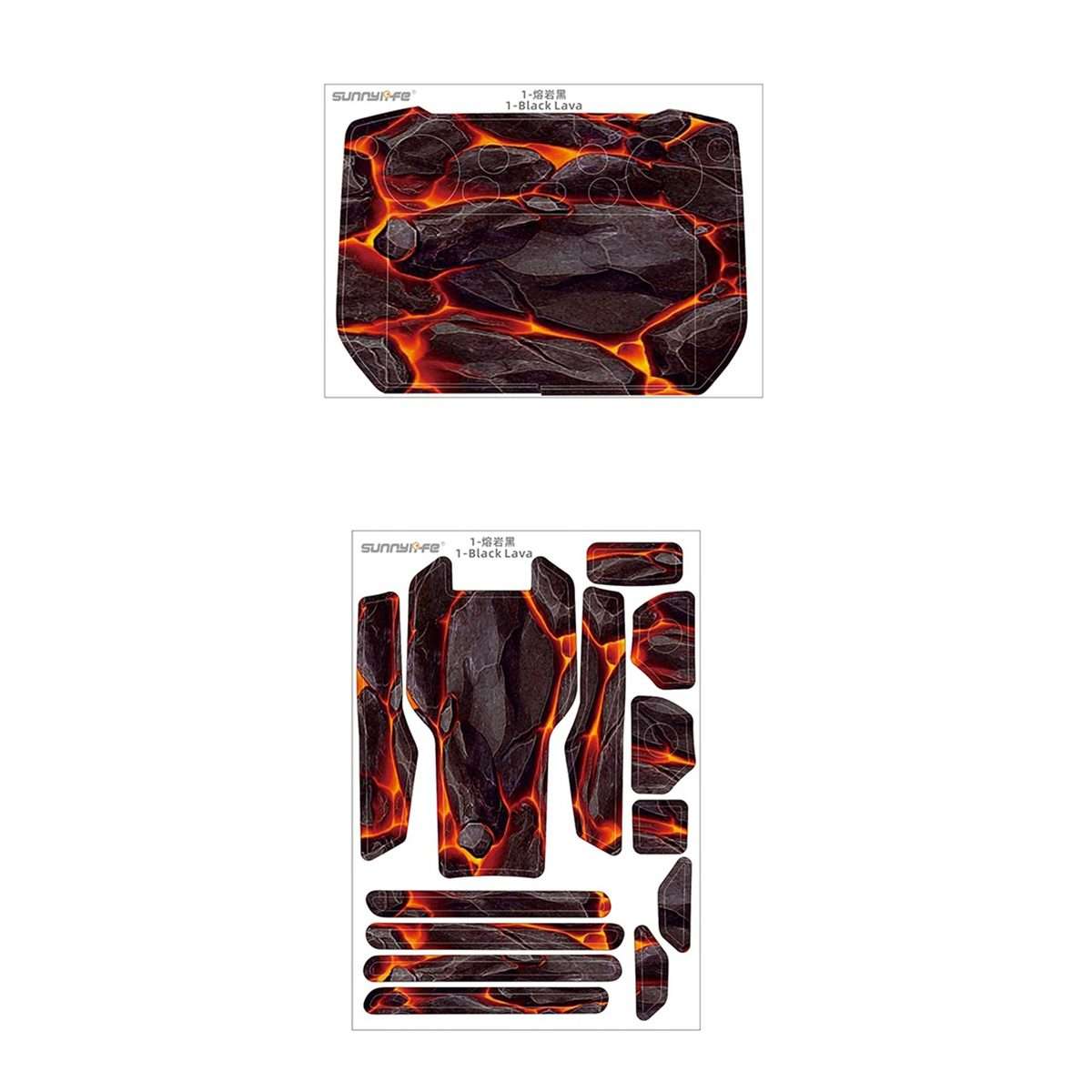 For DJI Mavic 3 Pro / RC Pro Sunnylife Drone Body Remote Control Decorative Stick ... (Lava Black)