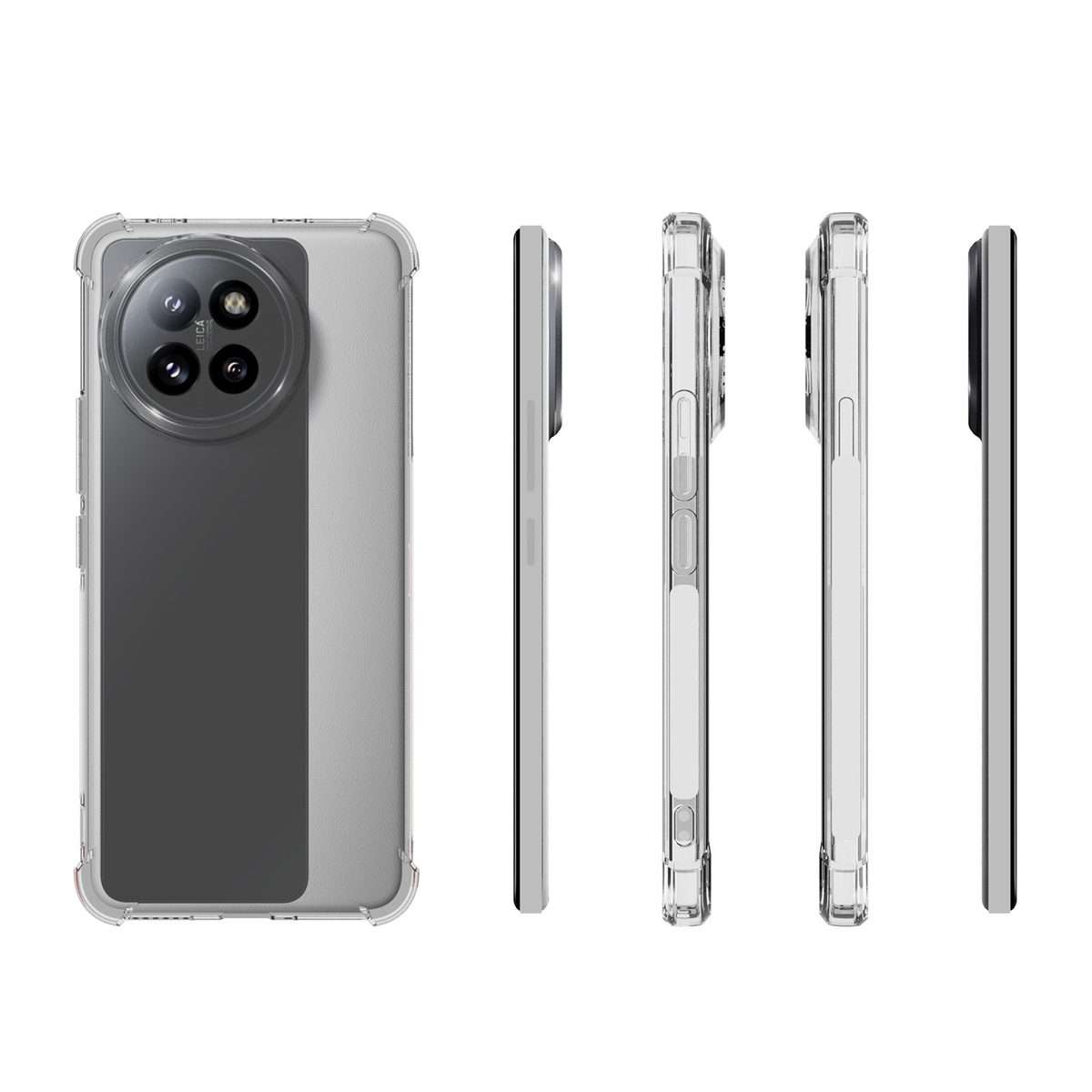 For Xiaomi Civi 4 Pro Shockproof Non-slip Thickening TPU Phone Case(Transparent)