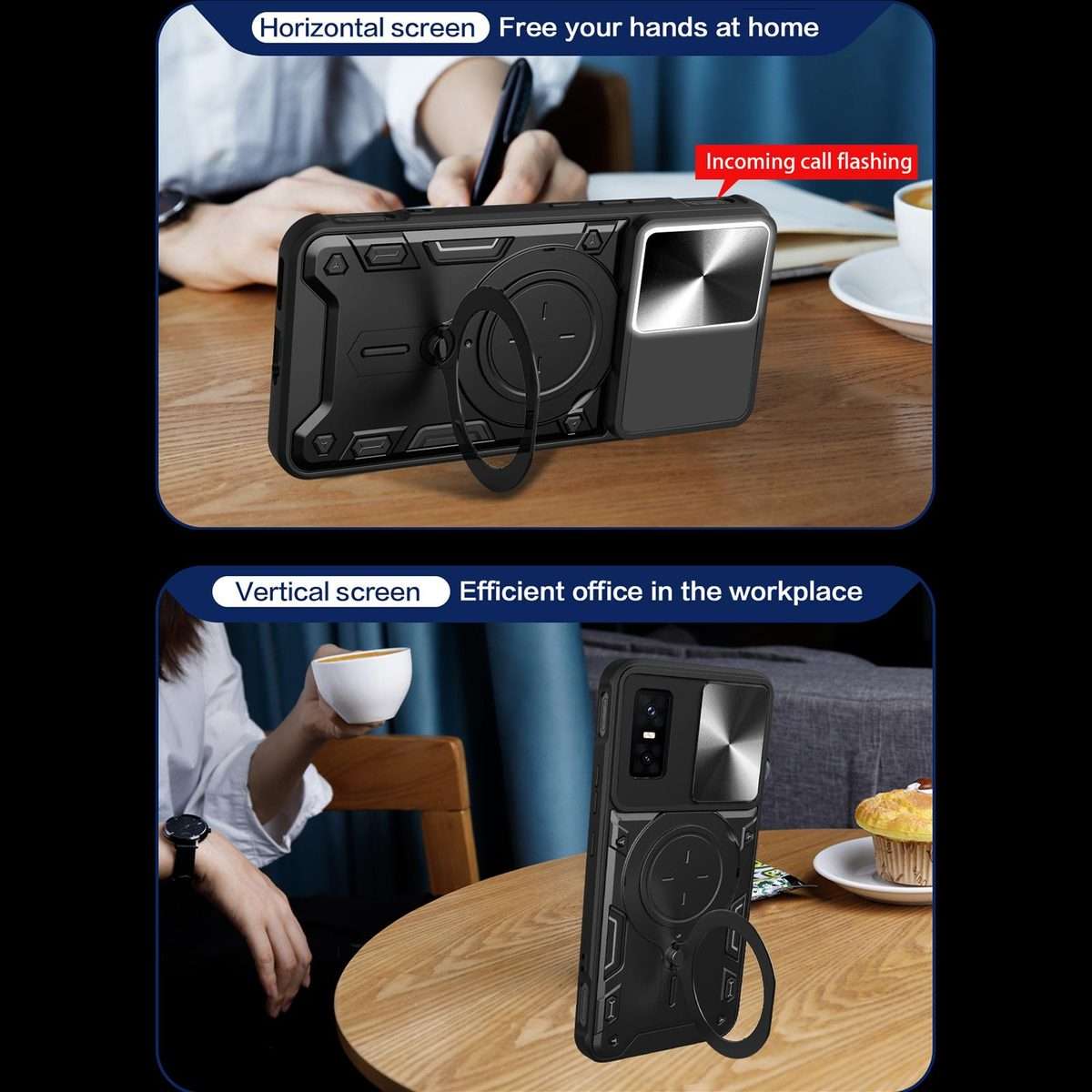 For Infinix GT 30 Pro CD Texture Sliding Camshield Magnetic Holder Phone Case(Silver)