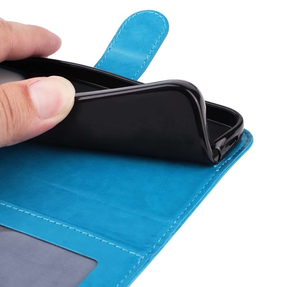 For Xiaomi 14 Pro Embossed Sunflower Leather Phone Case(Blue)
