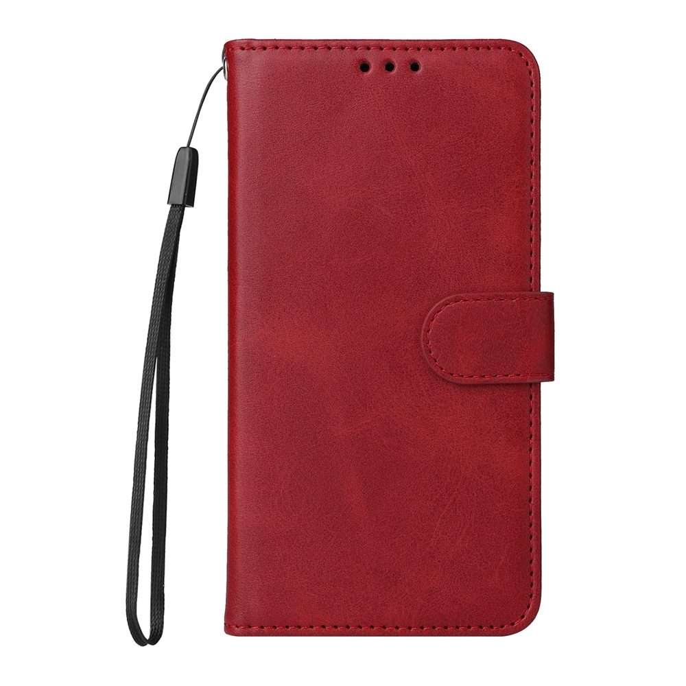 For Xiaomi 14 Pro Classic Calf Texture Flip Leather Phone Case(Red)