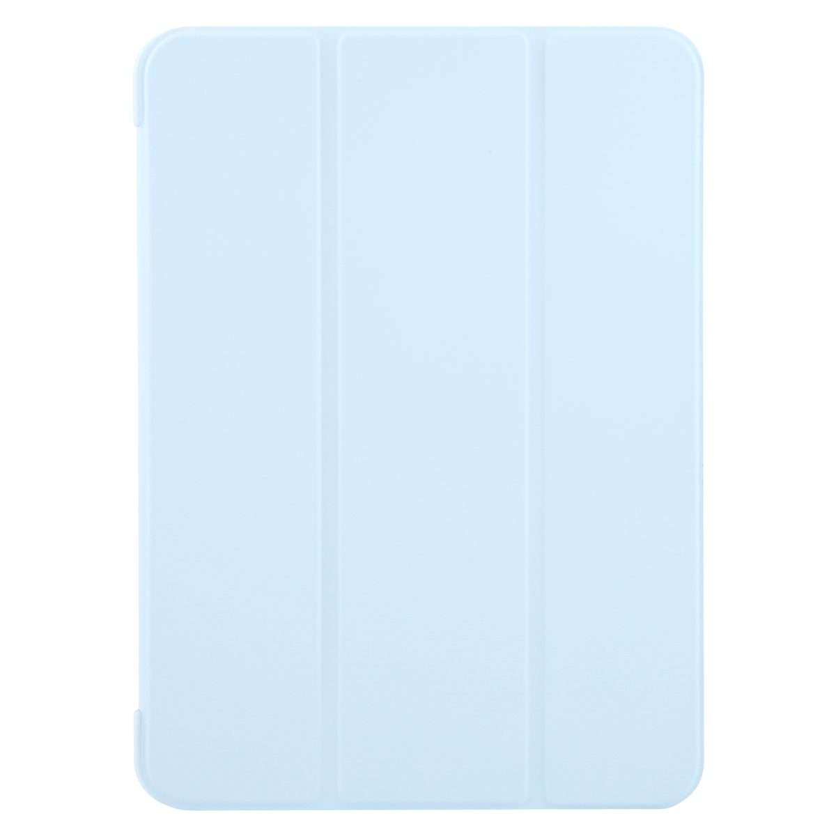 For iPad Pro 11 2025 / 2024 GEBEI 3-folding Holder Shockproof Flip Leather Tablet Case(Sky Blue)