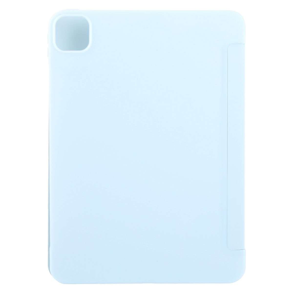 For iPad Pro 11 2025 / 2024 GEBEI 3-folding Holder Shockproof Flip Leather Tablet Case(Sky Blue)