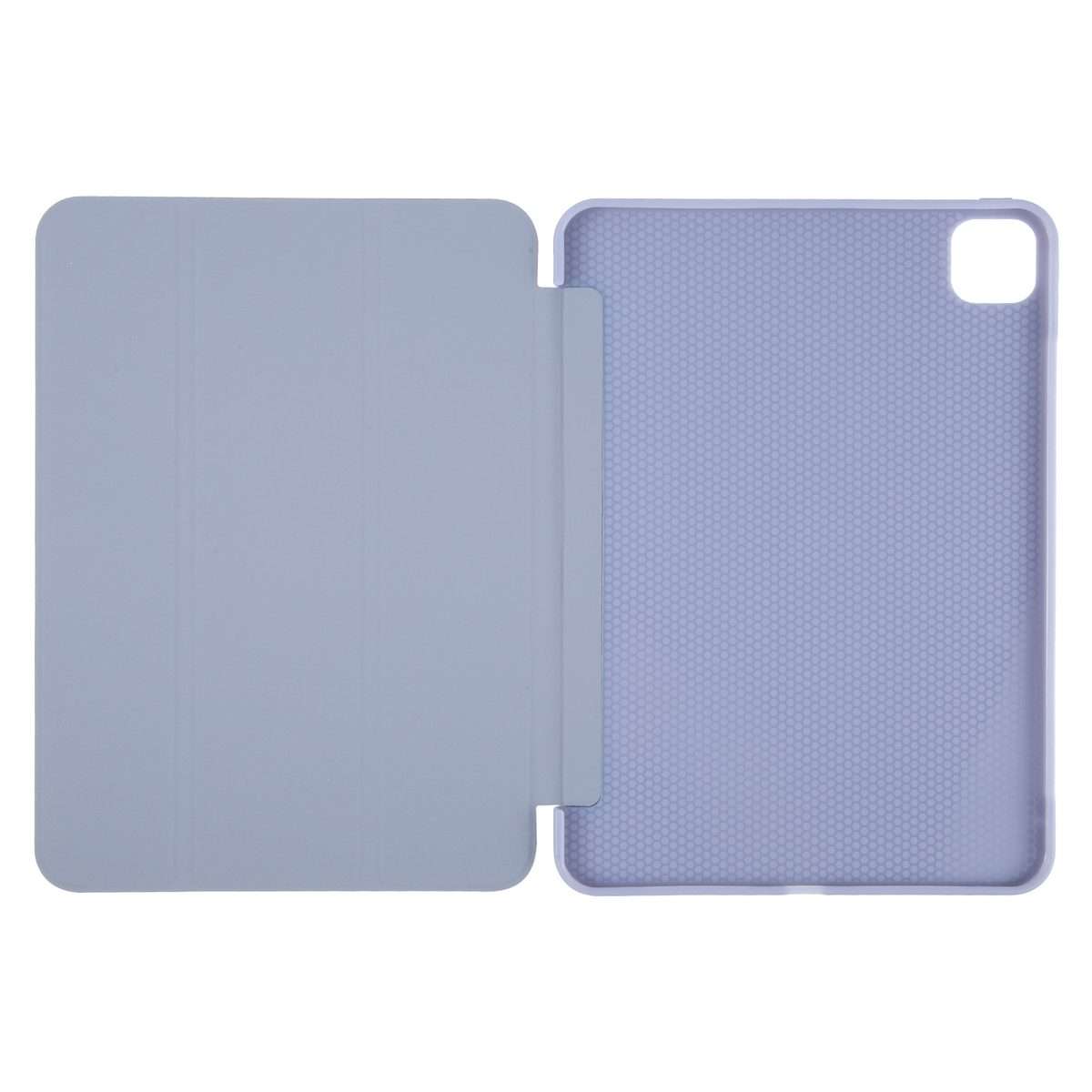 For iPad Pro 13 2025 / 2024 GEBEI 3-folding Holder Shockproof Flip Leather Tabl ... (Light Purple)