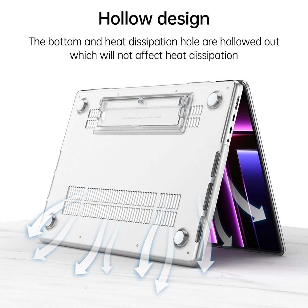 For Macbook Pro 13 inch A2289/A2251/A2338 Frosted Translucent Laptop Protective Case(White)