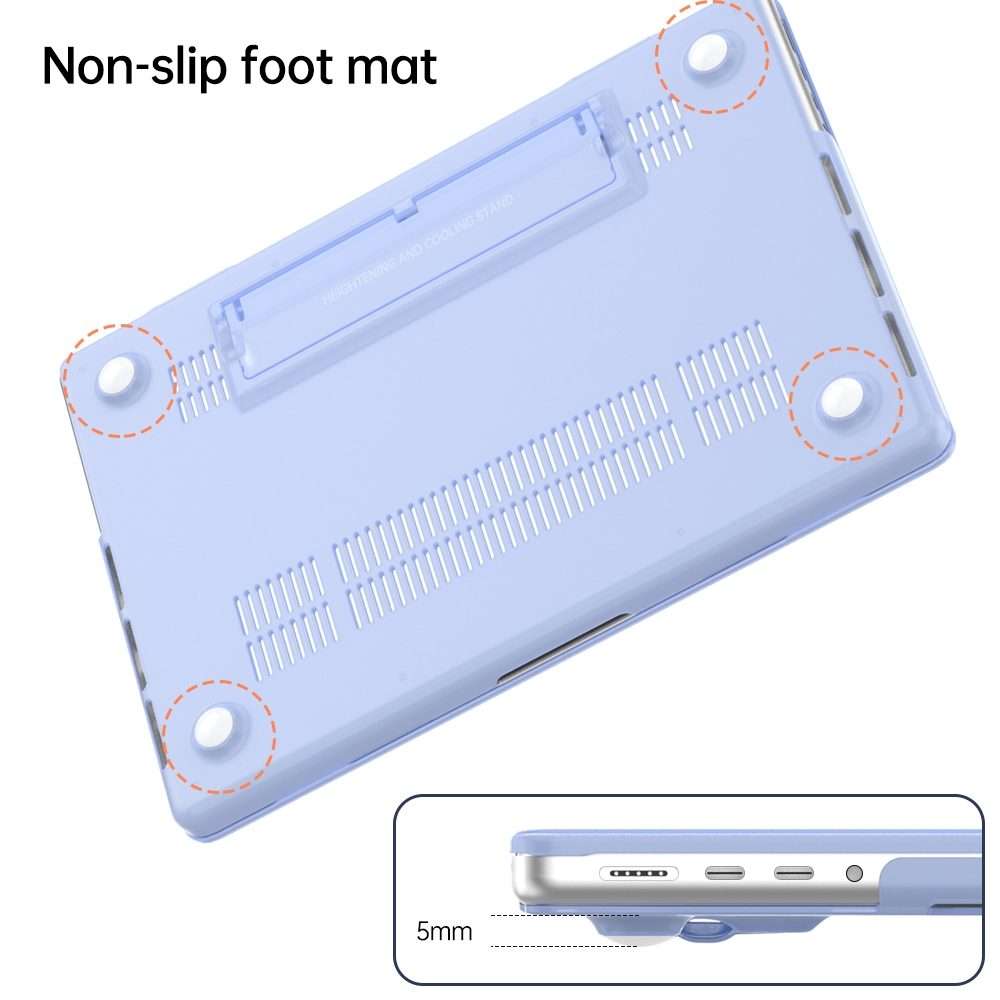 For Macbook Pro 13 inch A2289/A2251/A2338 Frosted Translucent Laptop Protective Case(Red)